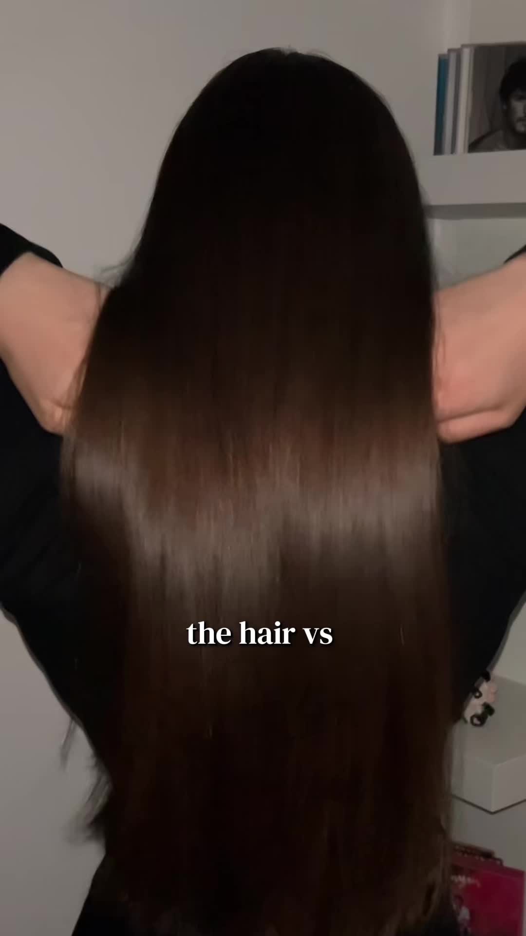 TikTok post by @lenafreitag_ for The Silky Way Polska. Caption reads: reklama @The Silky Way Polska #haircare #hair.
