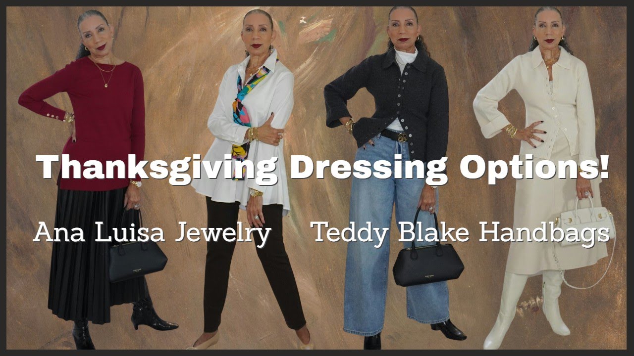 YouTube post by @DebraBerry for Teddy Blake. Caption reads: [...] Style | Ana Luisa Jewelry | Teddy Blake....