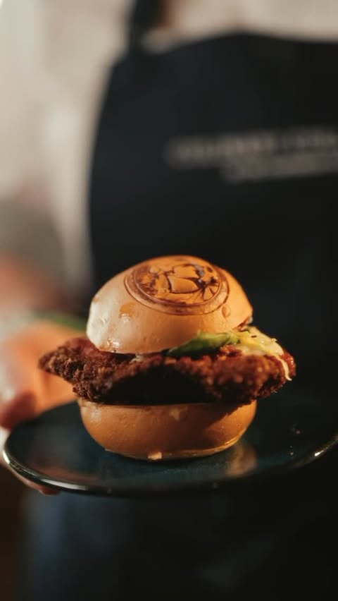Instagram post by @chefsarahjayne for American Express. Caption reads: [...] The Centurion Lounge, at LAS with....