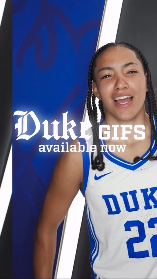 Instagram post by @dukewbb for GIPHY. Caption reads: We talk in GIFs now 😈 Drop your favorite in the....
