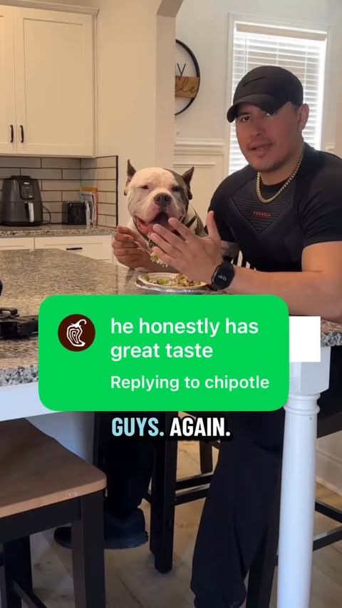 Instagram post by @then8tivedogfather for Chipotle. Caption reads: Chipotle after a workout is elite 🤜🏽🤛🏽🔥....