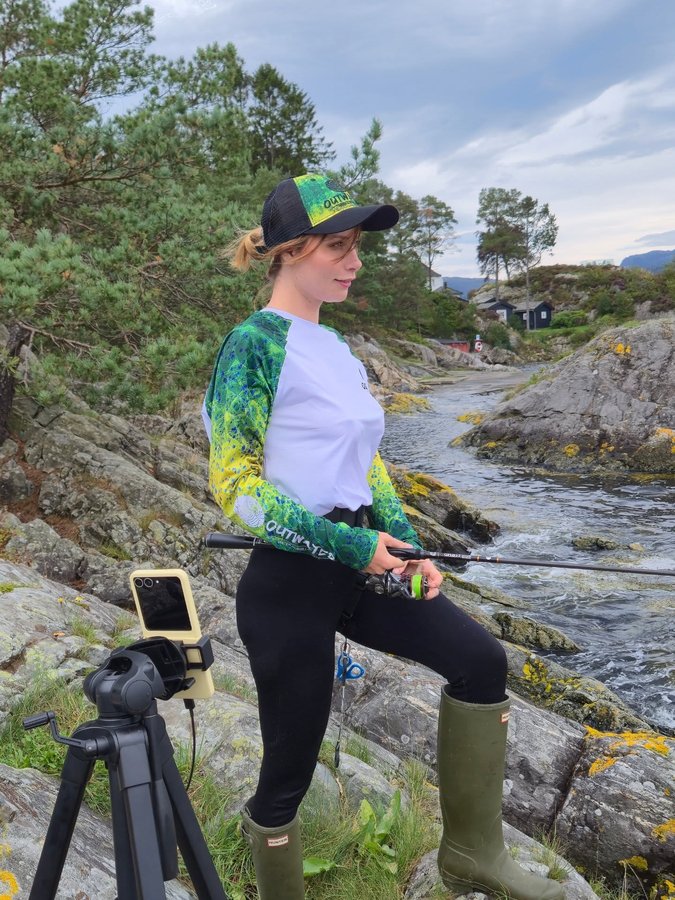 Instagram post by @local.princess for Hunter Boots. Caption reads: Fishing day 🎣 #gift.