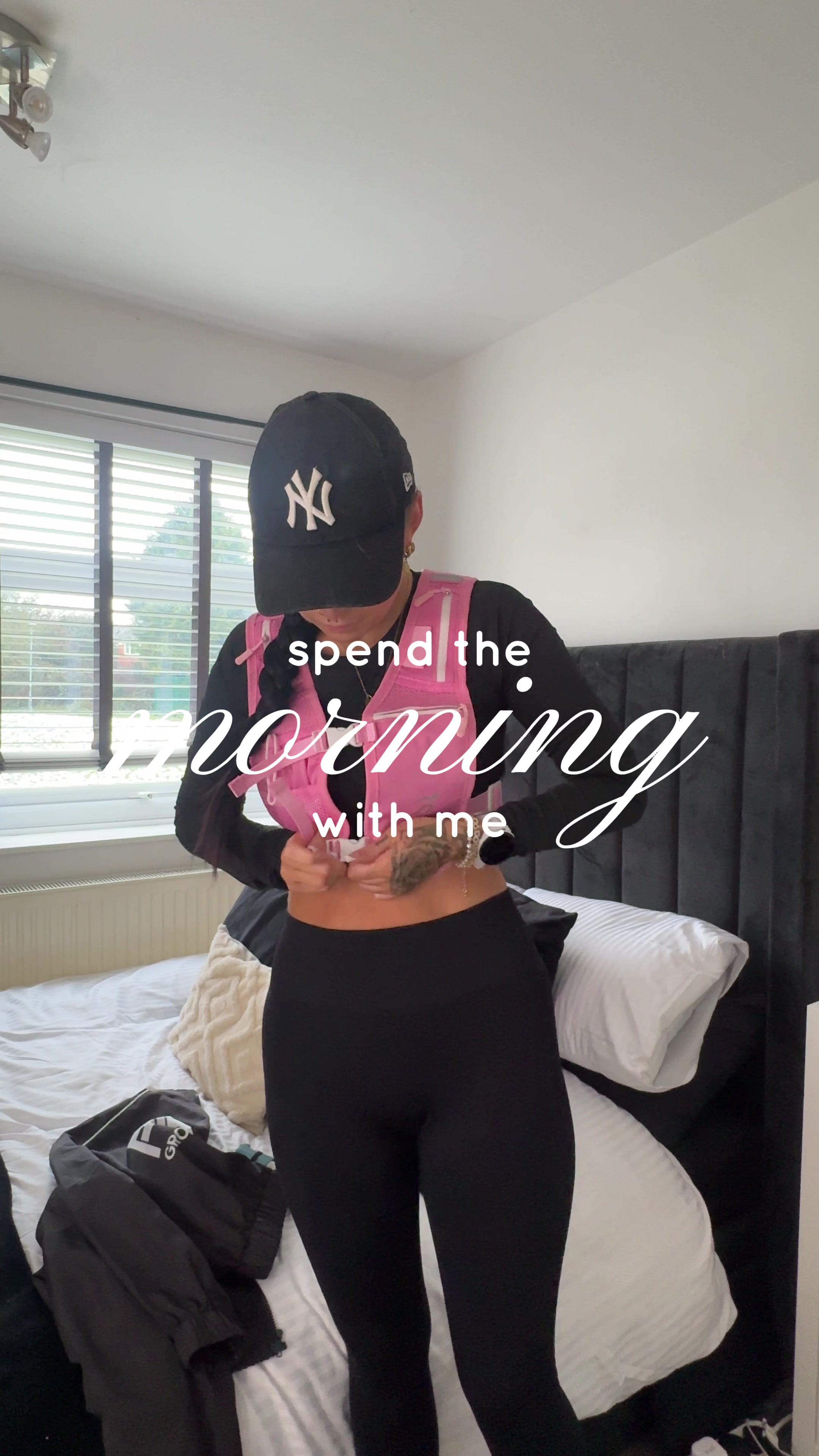 TikTok post by @theperksofgee for WarriorSupps. Caption reads: a gorgeous productive morning 🤍✨ @DR.DENT - shop....