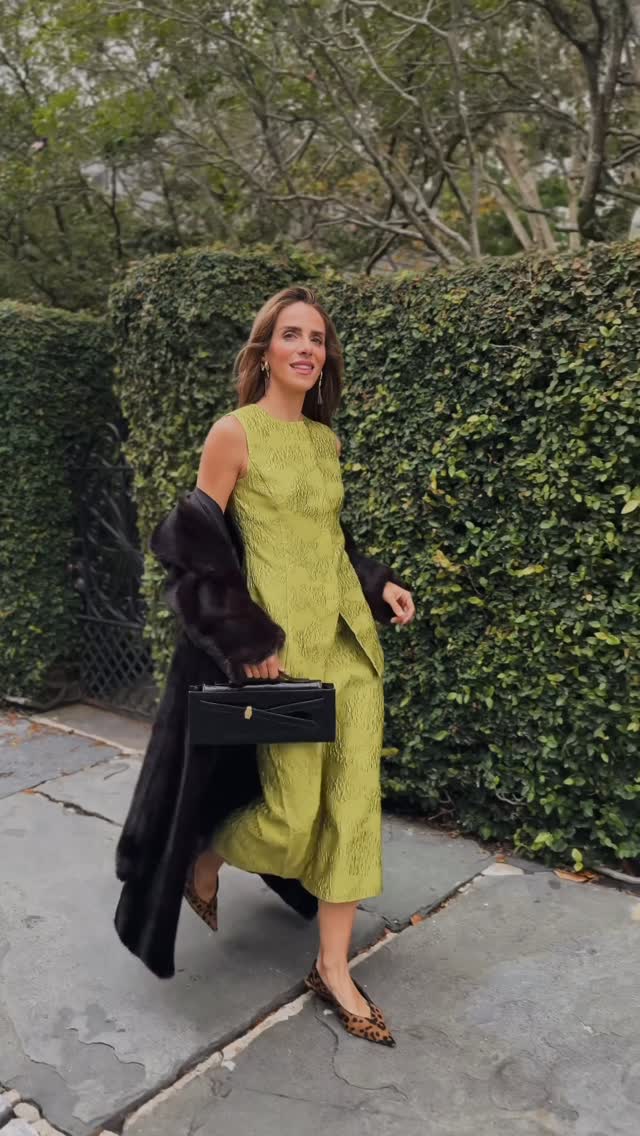 Instagram post by @juliaberolzheimer for tuckernuck. Caption reads: The @tuckernuck Holiday Party Edit is here! The....