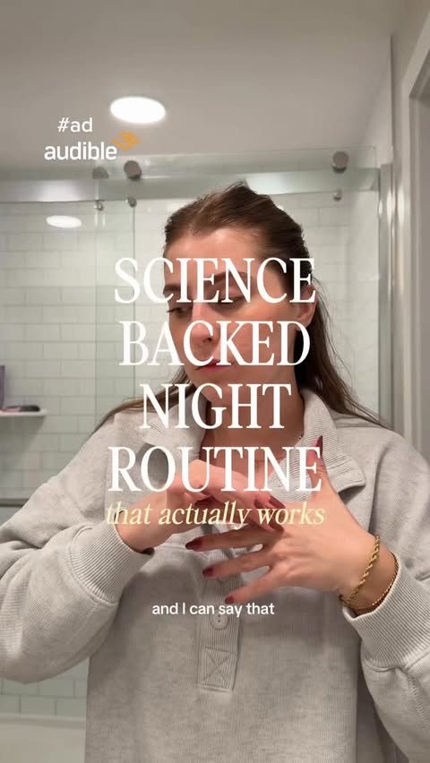 Instagram post by @gracelemire for Audible. Caption reads: [...] clearer. 1️⃣ Listen to an audiobook on....