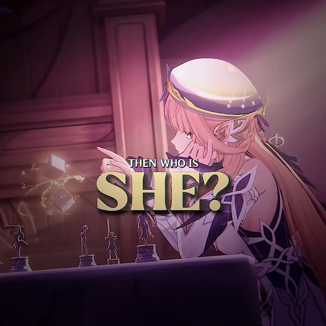 TikTok post by @kazuhaqtf for GenshinCampusEU. Caption reads: HER TRAILER WAS SO CUTE || #Genshinlmpact....
