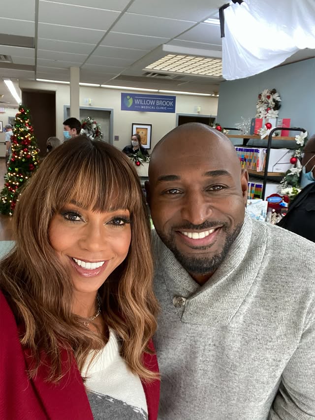 Instagram post by @hollyrpeete for Hallmark. Caption reads: So before he became Uncle Phil 2.0 🥰 he was my....