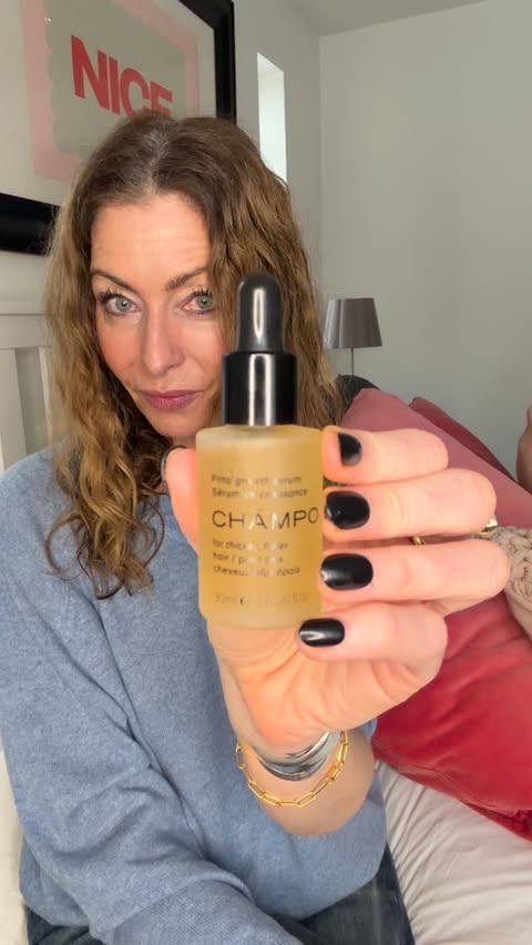 Instagram post by @doesmybumlook40 for Chāmpo Haircare. Caption reads: AD When you try and dislike a product (the Pitta....