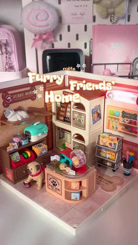 Instagram post by @emma.wtj for Rolife. Caption reads: [...] the cutest furry friends’ home from....