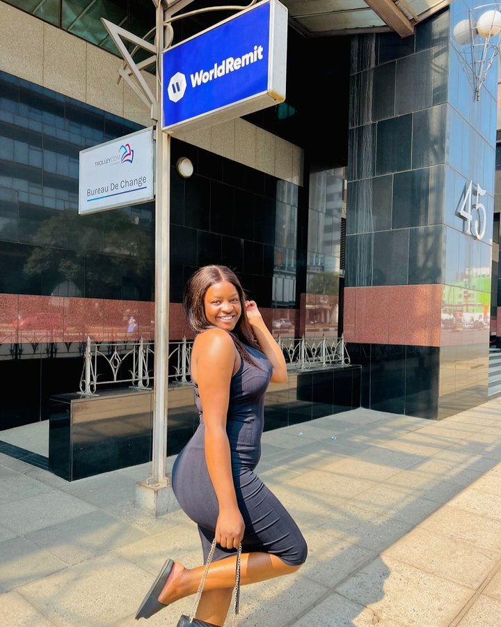 Instagram post by @lorraine_guyo for WorldRemit. Caption reads: The incredible relief and comfort that WorldRemit....