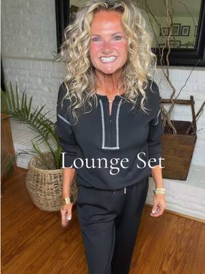 TikTok post by @leannemoore4 for WIHOLL FASHION. Caption reads: [...] #comfystyle #twopiecesets @WIHOLL FASHION.