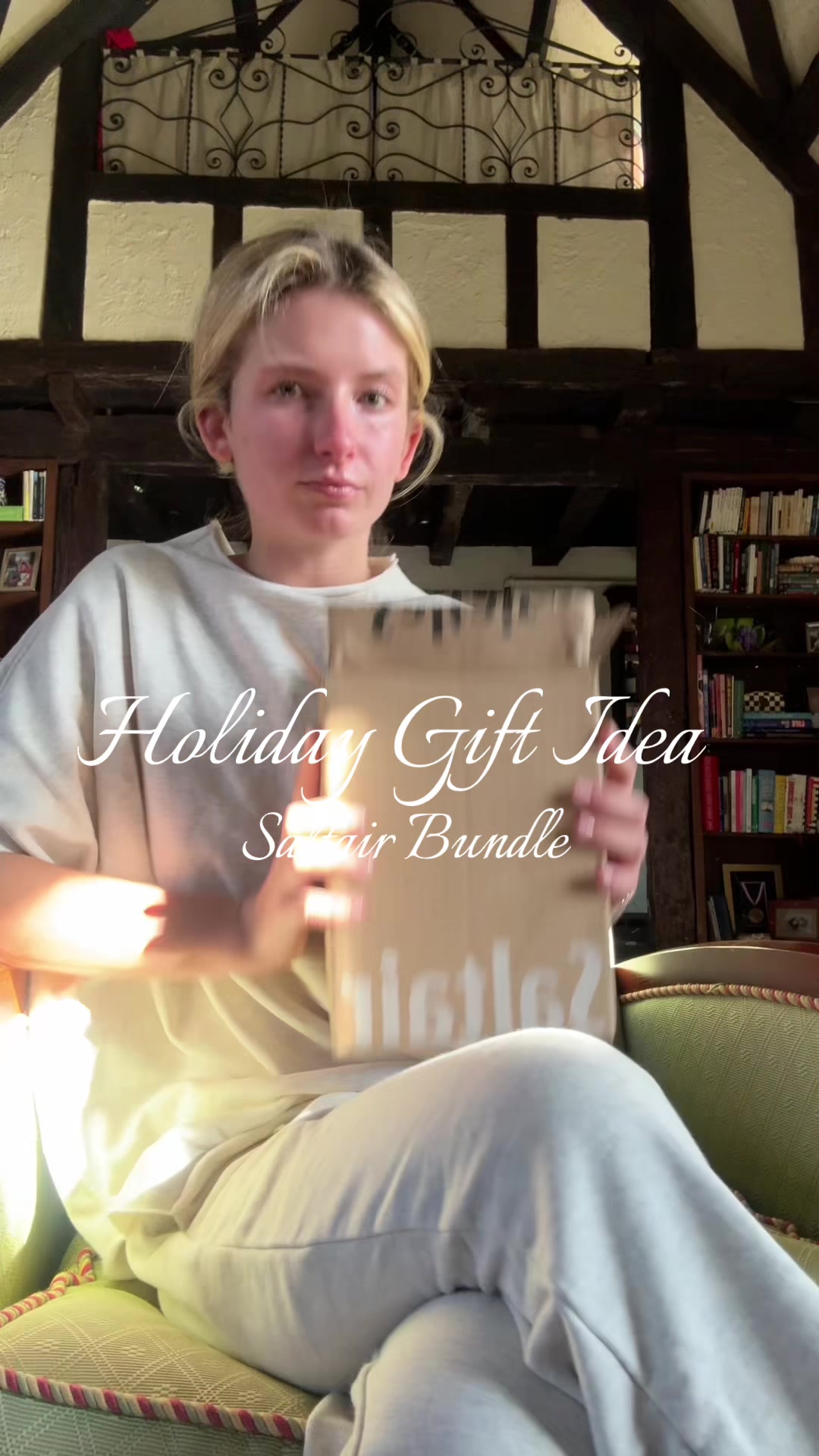 TikTok post by @groovygirlol for Saltair. Caption reads: @Saltair Body love sm 🤍🤍#saltair #holidaygifts....