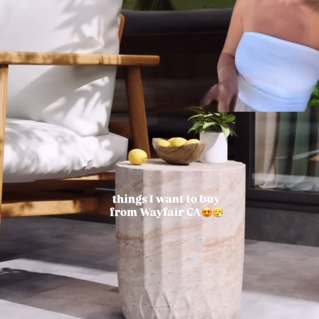 Instagram post by @withlovechelss for Wayfair. Caption reads: things I want to buy from @wayfaircanada … and....