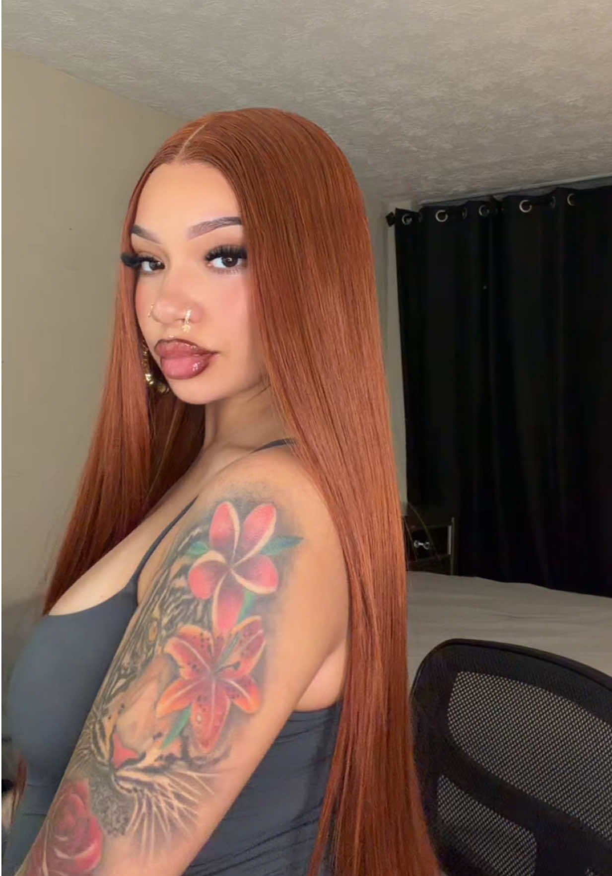 TikTok post by @theleilaeliza for Style Icon Hair. Caption reads: @Style Icon Hair #styleiconwig....