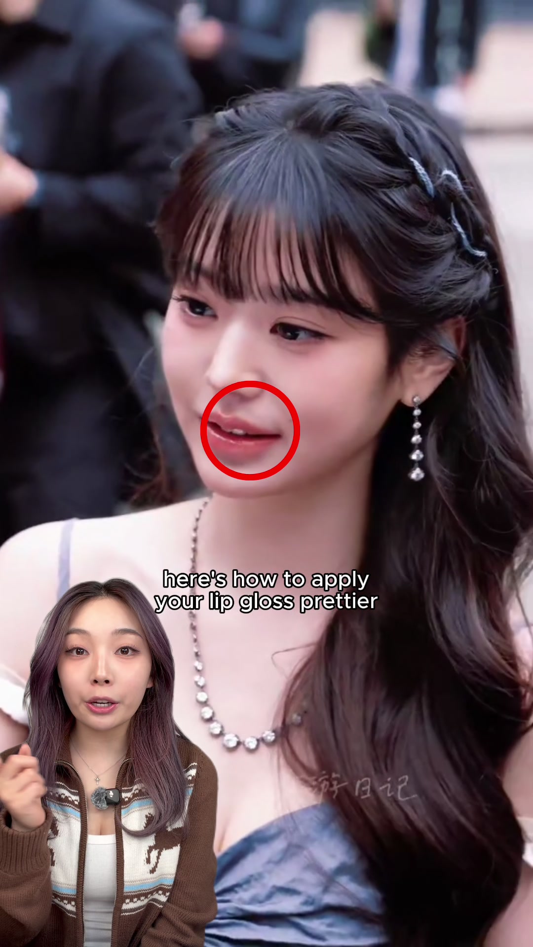 TikTok post by @_lilyis for Flower Knows. Caption reads: [...] like kpop idols! (using shade 4 from @Flower....