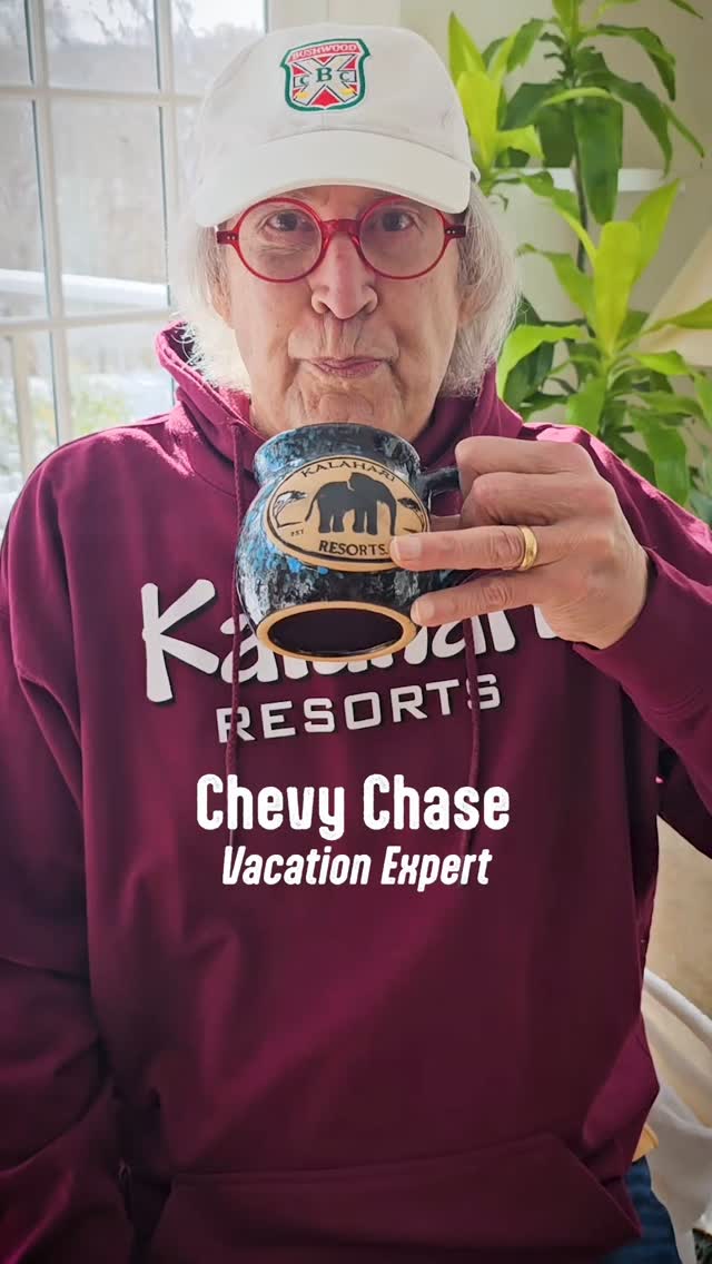 Instagram post by @chevychase for Kalahari Resorts. Caption reads: Great news! Kalahari is giving you up to 30% off....