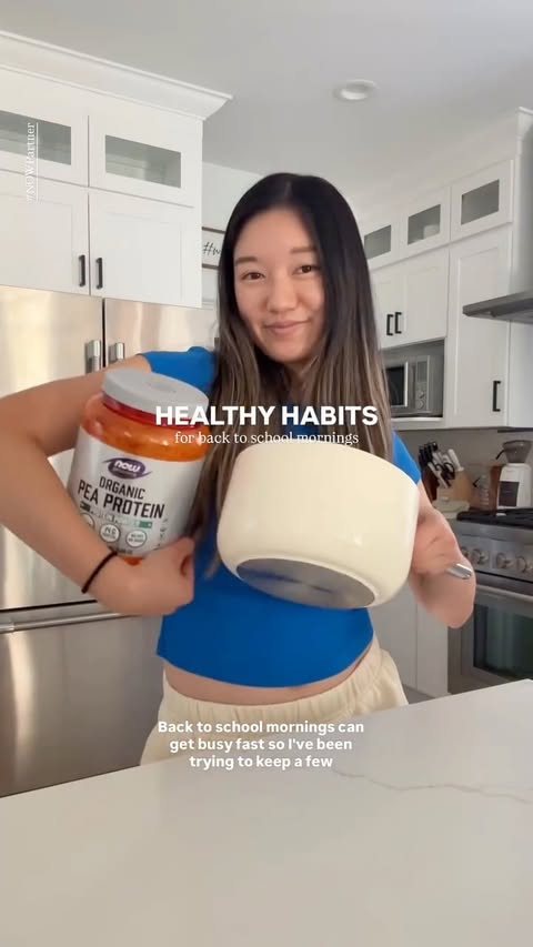 Instagram post by @winniekison for NOW Foods. Caption reads: [...] & lately i’ve been reaching for....