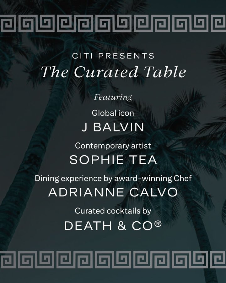 Instagram post by @chefadrianne for Citi. Caption reads: #AD I’m excited to bring my culinary vision to The....