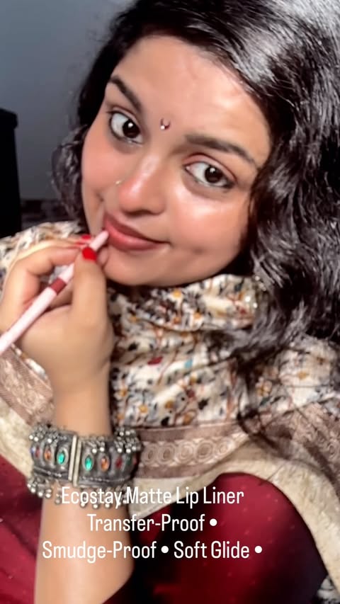 Instagram post by @dhanya_s_lakshmi for Lotus Herbals. Caption reads: “The ultimate 3-step lip & eye combo for every....