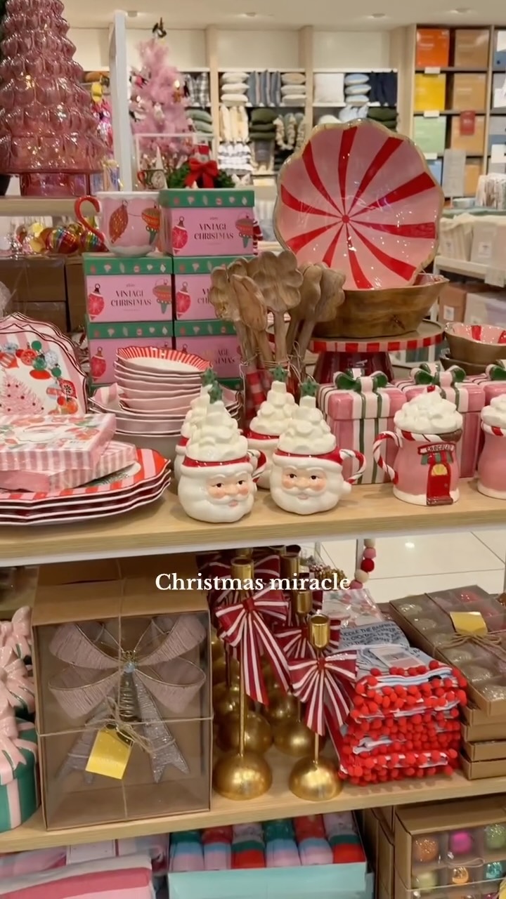 Instagram post by @twobrokechicks for Adairs. Caption reads: the VIRAL @adairs Christmas collection is 40% off....