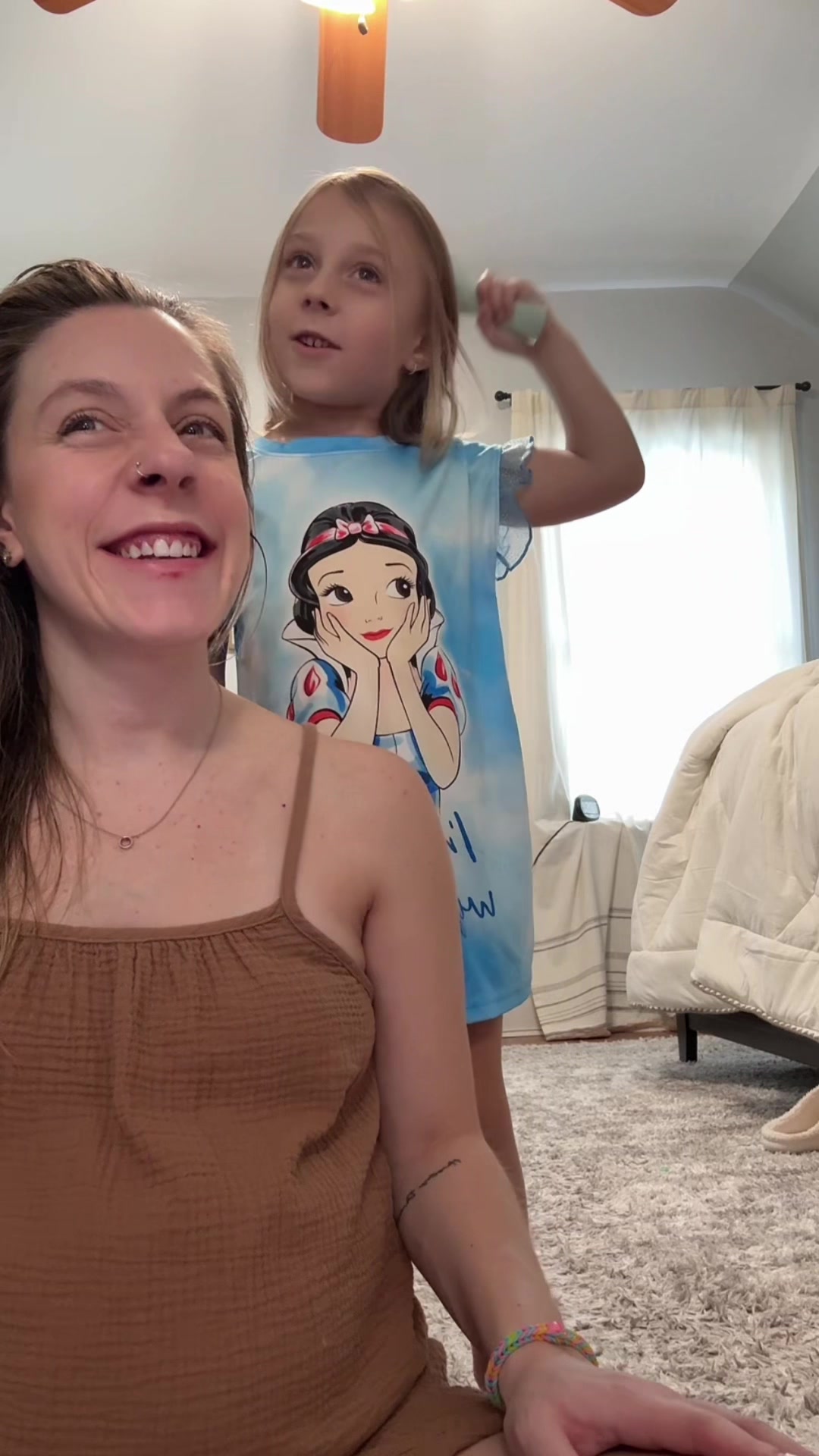 TikTok post by @marissaandrea1 for Tangle Teezer. Caption reads: [...] this home - loving the extra gentle brush by....