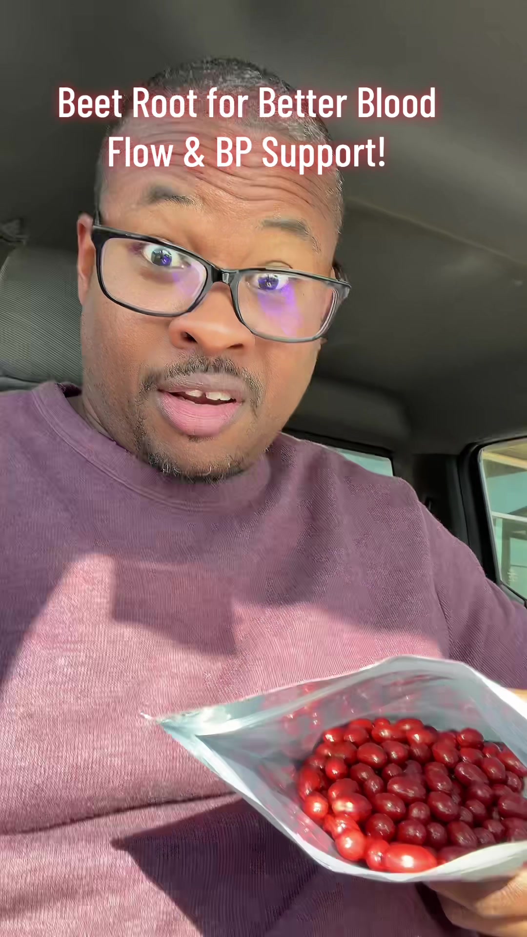 TikTok post by @dpark_way2 for Micro Ingredients. Caption reads: [...] #beetroot #supplements @Micro Ingredients.