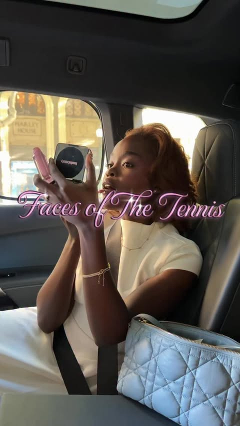 Instagram post by @tatendaluna for Australian Open. Caption reads: Faces and places, the @australianopen specifically....