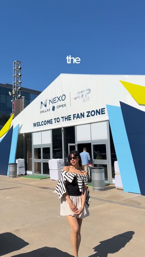 Instagram post by @texastopsites for Emirates. Caption reads: Game. Set. Match. 🎾✨ When @emirates invites you....