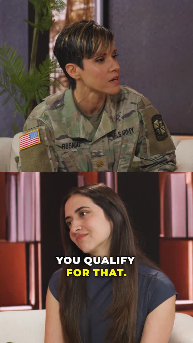 Instagram post by @marigirgenti for GoArmy. Caption reads: Meet Maj. Rosario.🫡

A Major in the U.S. Army —....