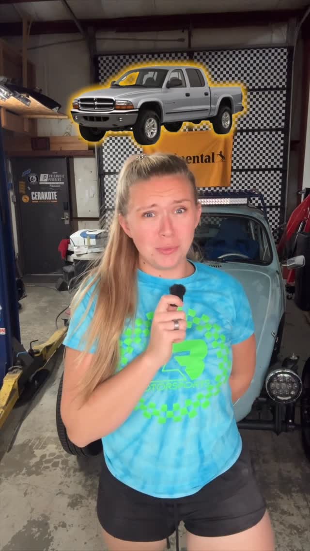 Instagram post by @reelcaroline for Continental Tire. Caption reads: My Fairlane always knew how to keep it interesting....