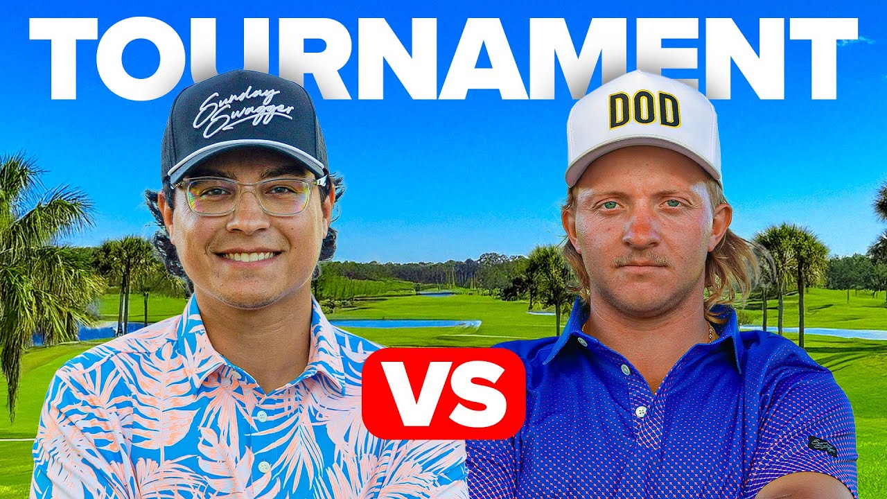 YouTube post by @HenryGrilloGolf for Sunday Swagger. Caption reads: I Played the DOD King in a $6,000 Match Play Golf....