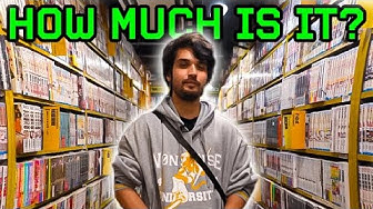 YouTube post by @TheAnimeMan for TokyoTreat. Caption reads: Hunting for the Rarest Shonen Jump Magazine in....