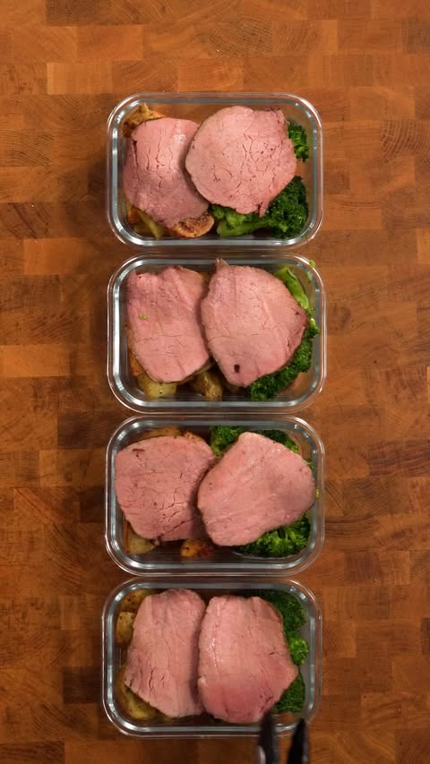Instagram post by @justinbcooks for Anova Culinary. Caption reads: [...] of meat that I love to make using....