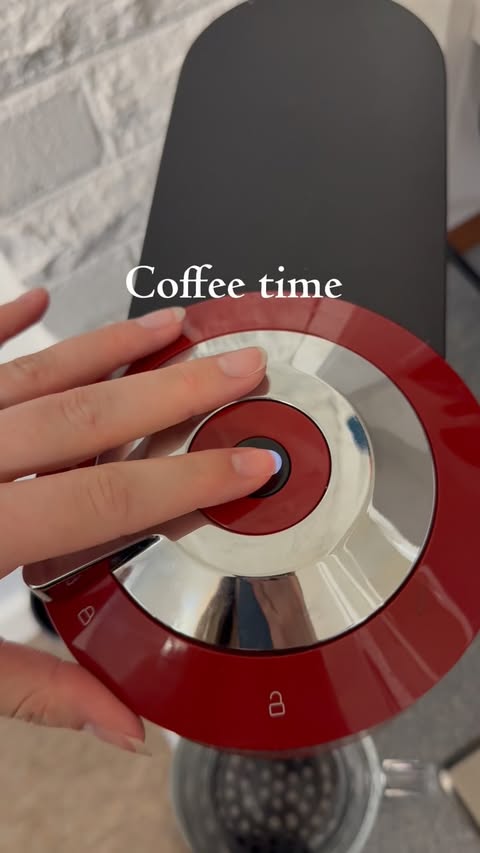 Instagram post by @amelia.the.foodie for nutpods. Caption reads: [...] at work with the fancy nespresso and my....