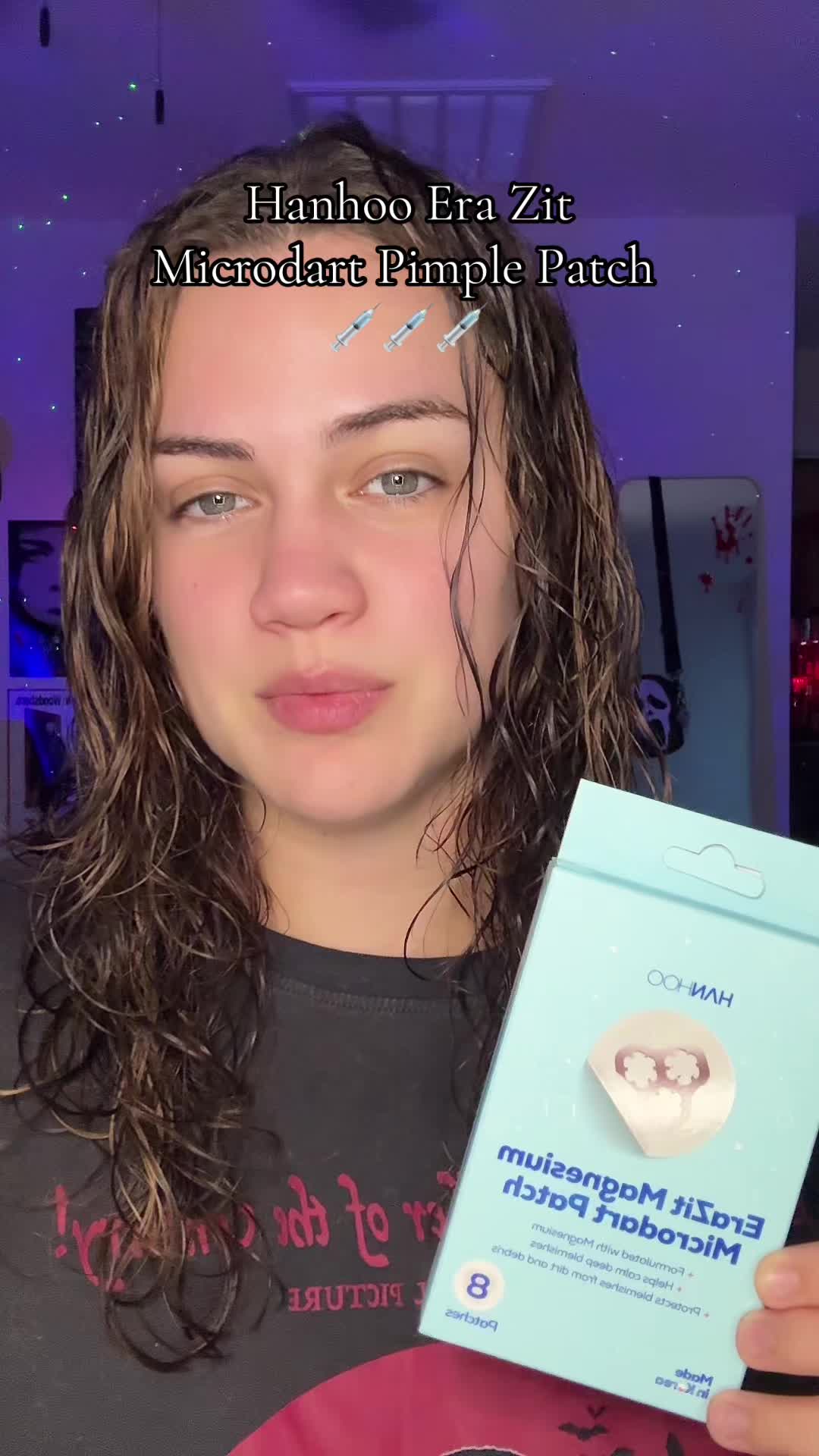 TikTok post by @3llie.bell3 for Hanhooskin. Caption reads: [...] best skincare inventions so far! 💉✨....
