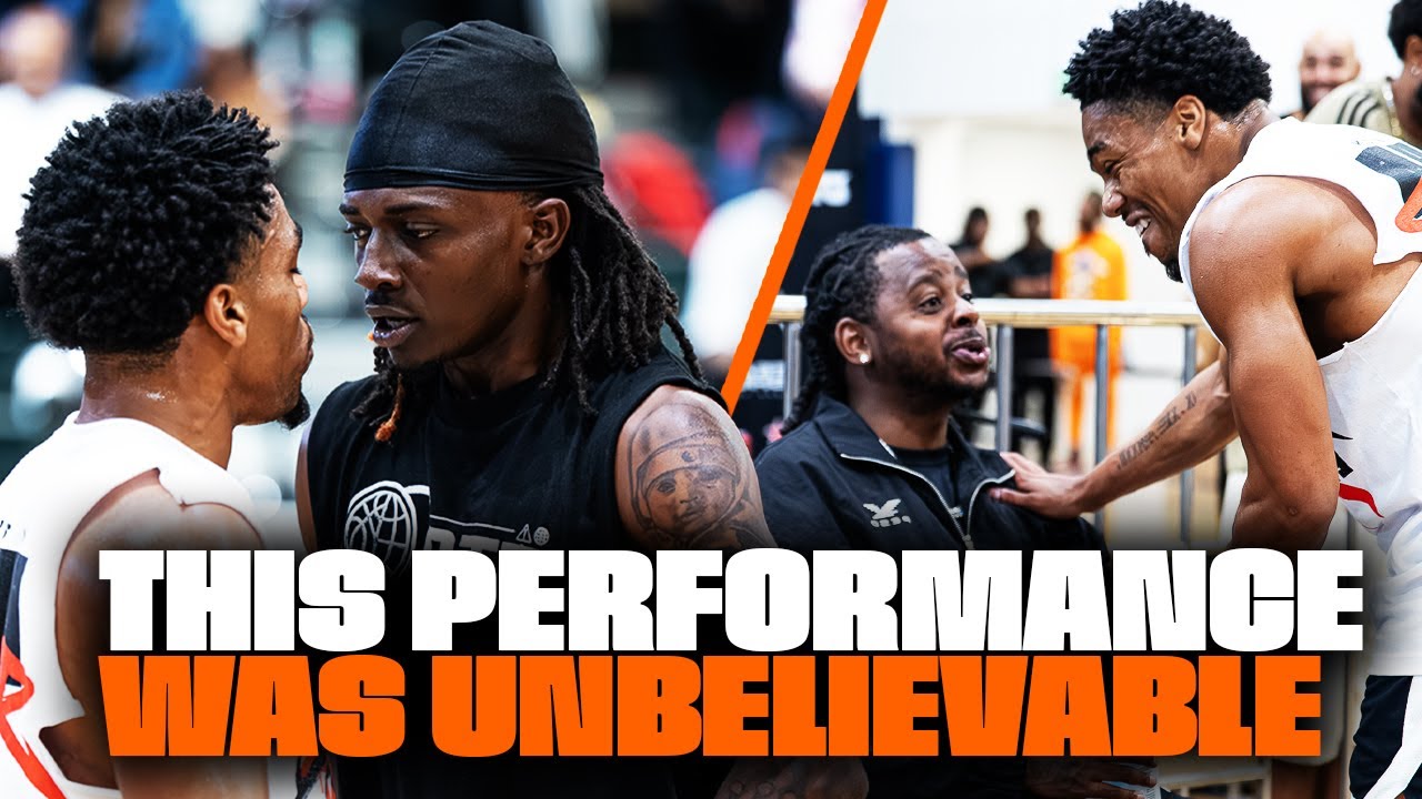 YouTube post by @OFFTHEDRIBBLETV for PrizePicks. Caption reads: He Flew Himself Out for A Spot And Went CRAZY...We....