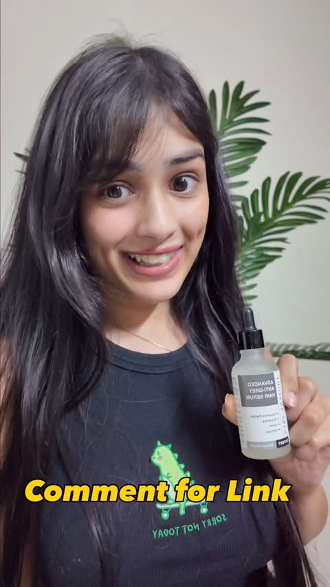 Instagram post by @khushitestsbeauty for Bare Anatomy. Caption reads: Reverse your grey hair using bare anatomy💕 #Ad....