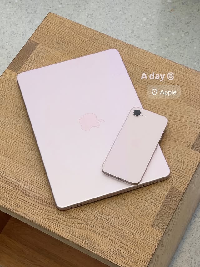 Instagram post by an influencer for Apple. Caption reads: A special morning with Apple 🍎 So excited to be....