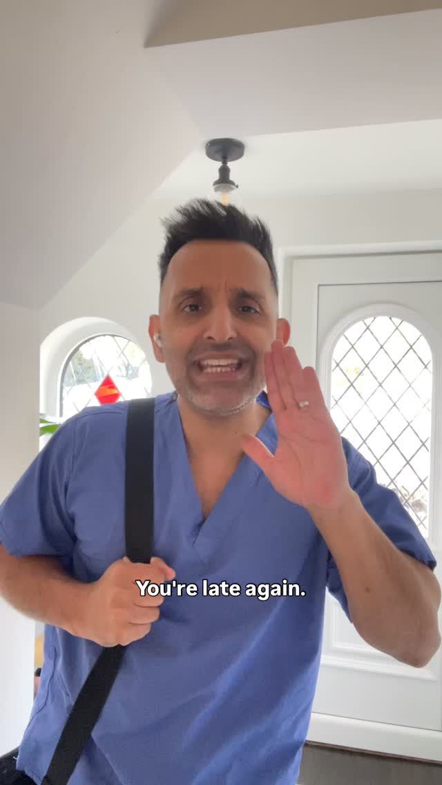 Instagram post by @doctoramirkhan for Holland & Barrett. Caption reads: Ad: Hands up if you still forget why the clocks....