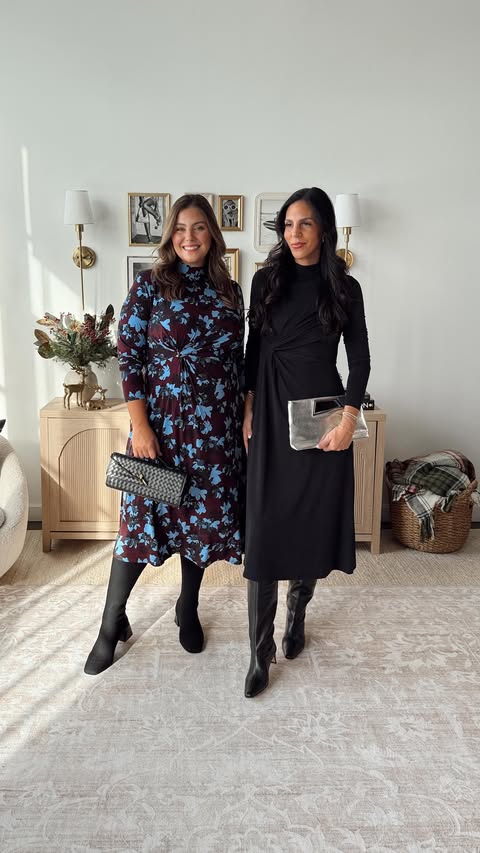 Instagram post by an influencer for Amazon Fashion. Caption reads: The under $40 wear anywhere dress your wardrobe....