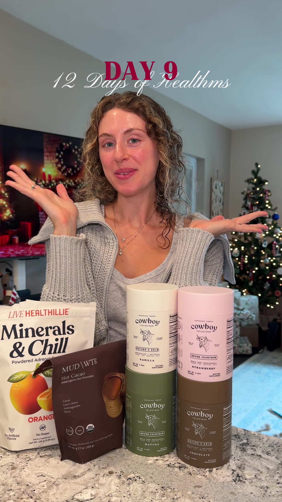 TikTok post by @larslavishlife for Cowboy Colostrum. Caption reads: [...] & chill is in my showcase  - @Cowboy....