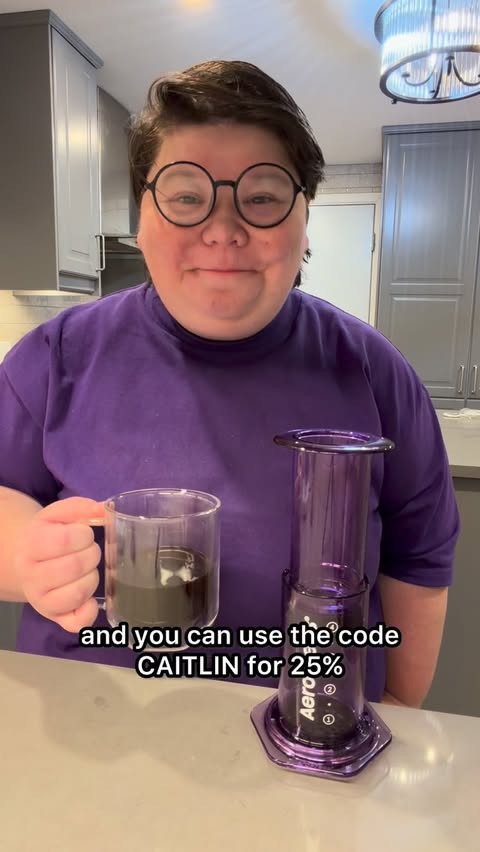 Instagram post by @cc_unsilenced for AeroPress. Caption reads: The @aeropress is the one piece of gear I think....