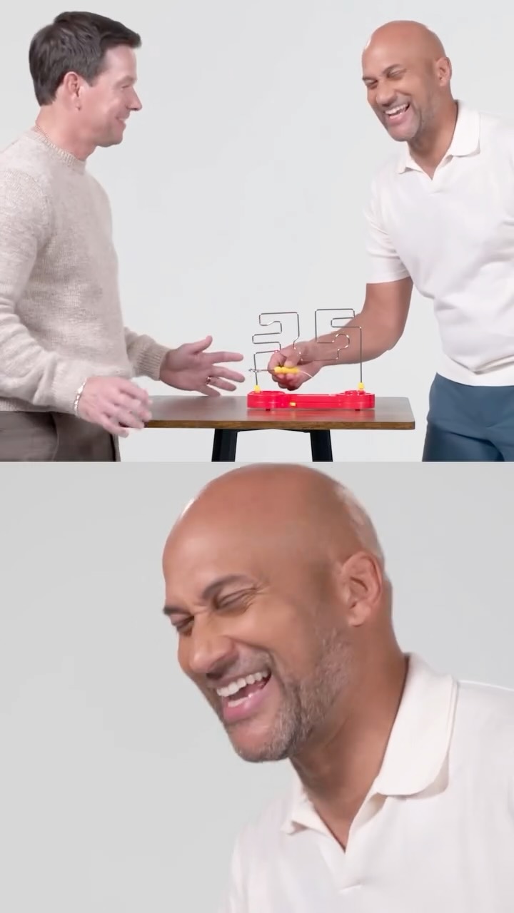 Instagram post by @_jeffthurm_ for BuzzFeed. Caption reads: We had Mark Wahlberg & Keegan-Michael Key compete....