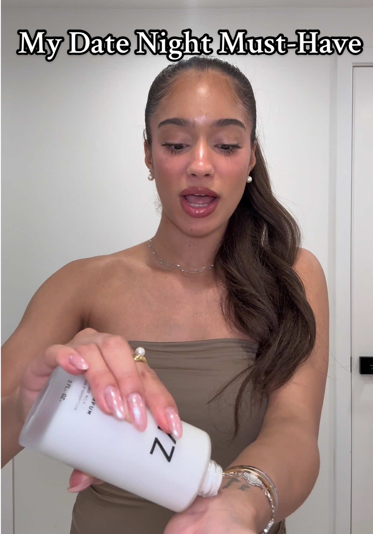 TikTok post by @lalatheislandgal for NOYZ. Caption reads: [...]  (my man is obsessed with this scent 🤭)....