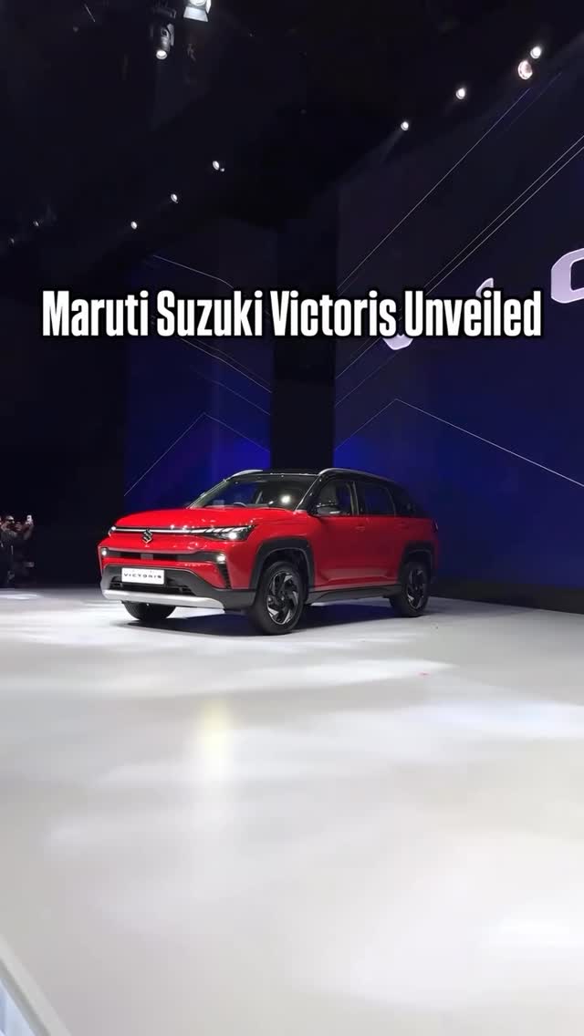 Instagram post by @theindianmotorheads for Maruti Suzuki. Caption reads: @marutisuzukiofficial unveiled their first ever....