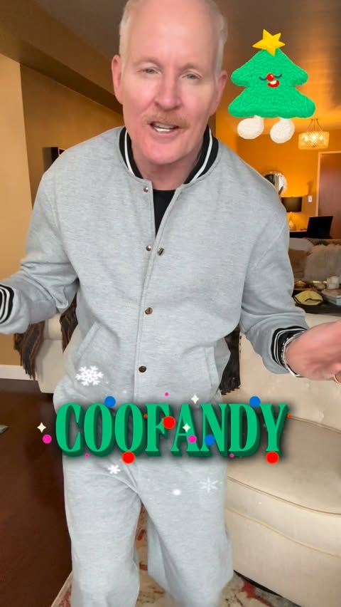 Instagram post by @dancingmichael_official for COOFANDY. Caption reads: This athletic leisure set from @coofandyofficial....