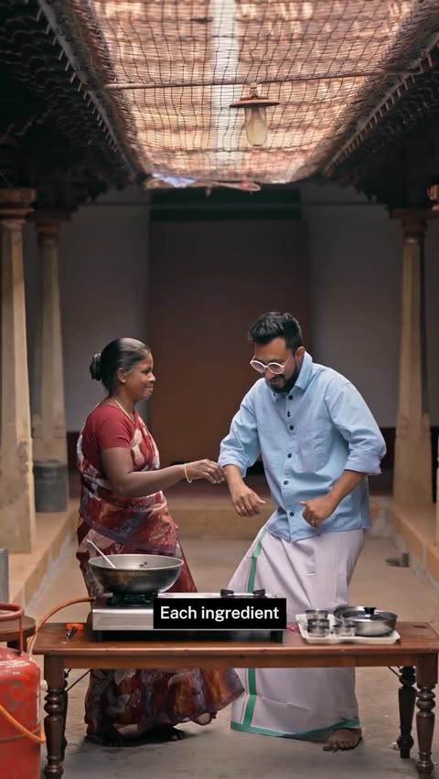 Instagram post by @antophilip for Licious. Caption reads: Karaikudi is an underrated gem — its food, its....