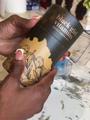 TikTok post by @stephanycasaa for Black Girl Vitamins. Caption reads: [...] to use CASA for $ off 💕 #gifted....
