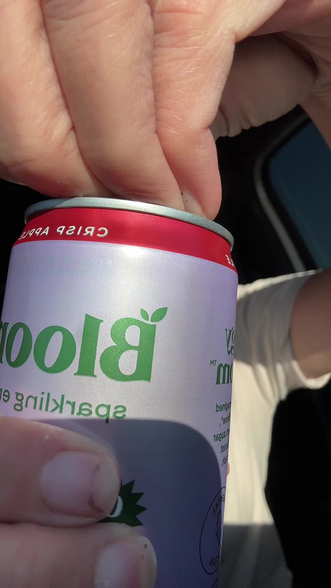 TikTok post by @palmview956oficial for Bloom Nutrition. Caption reads: @Bloom Nutrition #bloom #crispapple.