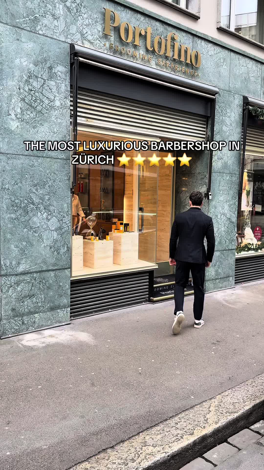 TikTok post by @barberignat for Acqua di Parma. Caption reads: The Sartorial Experience x @Acqua di Parma ....